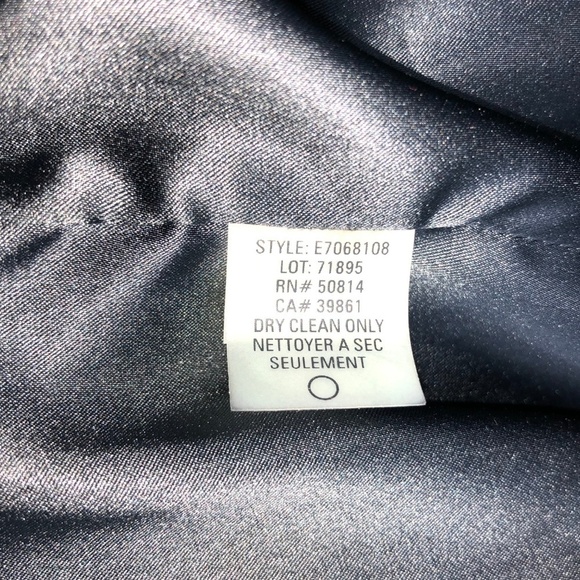 Elie Tahari Black w/ Brown Metallic Pattern Jacket - Picture 6 of 7